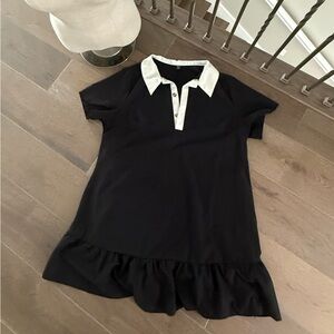 SHEIN Black and White Mini Dress